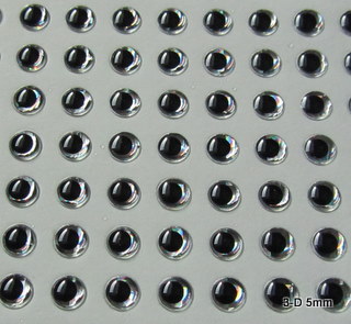 3.  3-D tarrasilmät hopea 3.5mm 50kpl